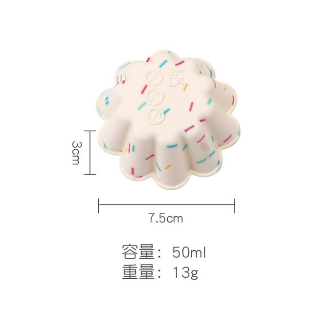 Muffin Cup Candy colored Silicone Cake Cup