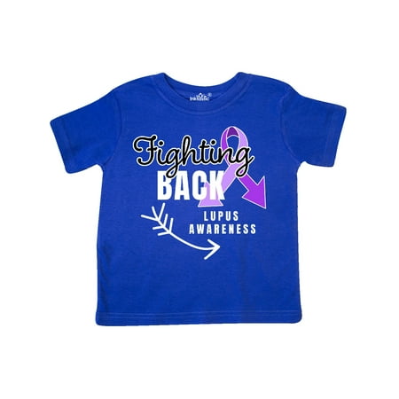 

Inktastic Lupus Awareness Fighting Back Gift Toddler Boy or Toddler Girl T-Shirt