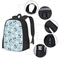 thumbnail image 4 of Daiia Cute Panda Bear Backpack for Men and Women -Durable Backpack Large Capacity, Water-Resistant Bag with Adjustable Straps and Laptop Compartment, 4 of 9