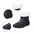 thumbnail image 2 of Ticikt Rain Boots for Men Women, Waterproof Rubber Boots with Unique Design, Comfort Lightweight Work Mud Boots, Garden Boots for Farming Gardening Fishing,Color:Black,Size:36, 2 of 6