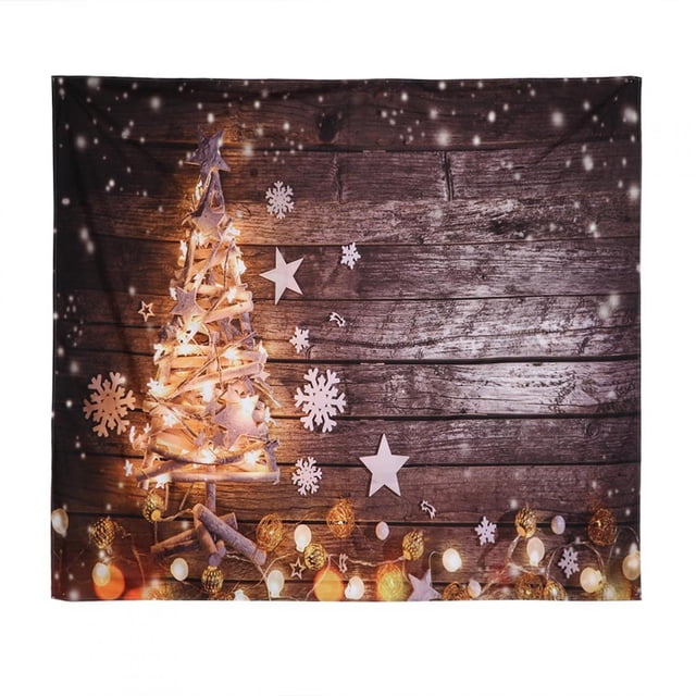 Tapiz de estilo nórdico con diseño de estrellas y luz para dormitorio, tapiz decorativo para colgar en la pared, 150 x 130 cm