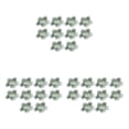 thumbnail image 2 of Bearachild 10 piezas Suministros de boda Flores artificiales bellamente elaboradas respetuosas con el medio ambiente Ramo de flores elegante gris Type1 NO1, 2 of 6