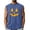Blue, variant on Mens Sleeveless Tank Tops Graphic Halloween Pumpkin Casual Shirt Summer Beach Printed Hawaiian Muscle Tops