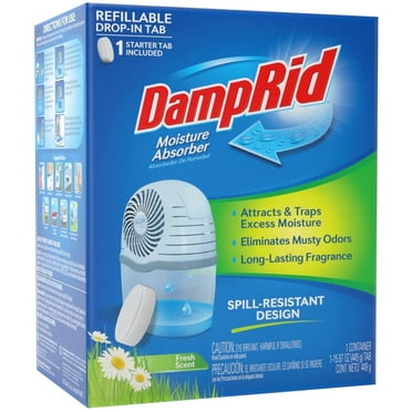 DampRid Fresh Scent Drop-In Tab Moisture Absorber Starter Kit