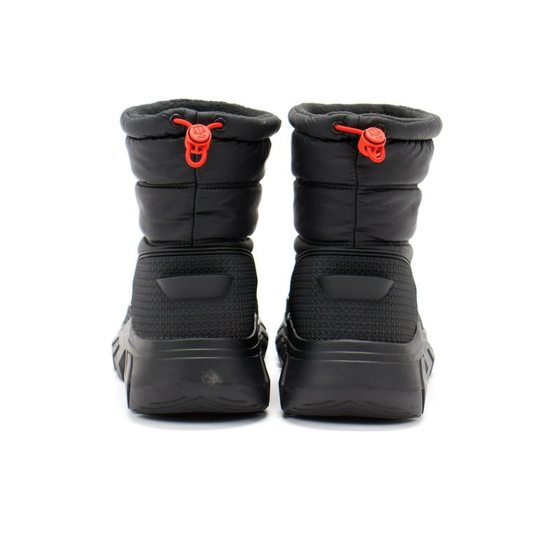 ブーツその他 HUNTER WOMEN Intrepid Fur Short Snow Boots Black Natural WFS Hunter Women's Intrepid Insulated Short Snow Boots, Black,10