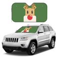 thumbnail image 3 of YFYANG Front Windshield Sun Shade, Cartoon Christmas Moose Foldable Car Visor for Cars, Trucks, SUVs, Medium, 3 of 9