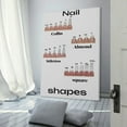 thumbnail image 3 of Nail Shape Guide Nail Salon Poster Canvas Printed Painting Posters And Wall Art Pictures Are Used For Room Aesthetics And Decoration, 3 of 8