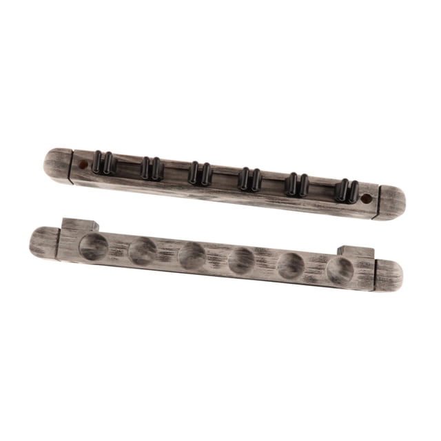 Guardoinrt 6 Holes Pool Cue Rack Stick Holder for Sports Family Recreation Room Players Gray Gray