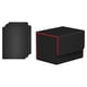 thumbnail image 4 of Caja de baraja de cartas con cierre magnético y capacidad para más de 100 cartas coleccionables. negro rojo, 4 of 9