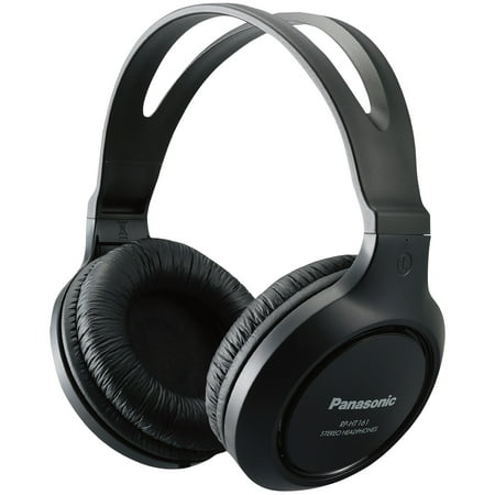 Panasonic Noise-Canceling Over-Ear Headphones, Black, RP-HT161-K