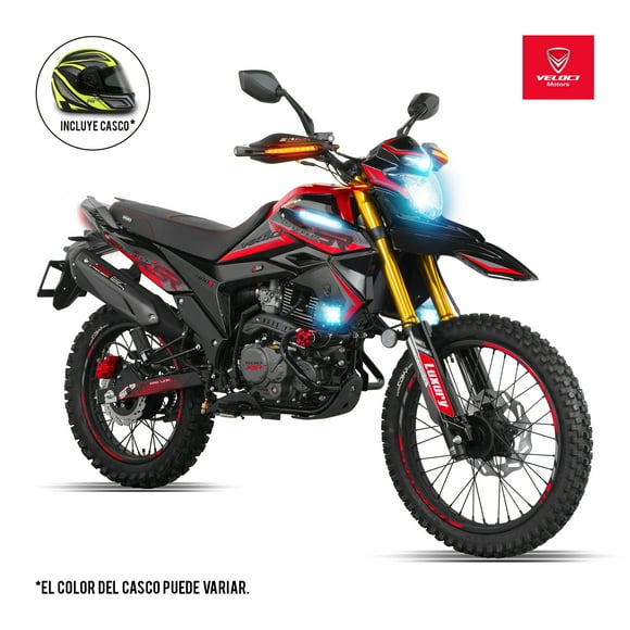 Motocicleta Veloci Steeler XSR PRO XR3 300cc 2025 Rojo