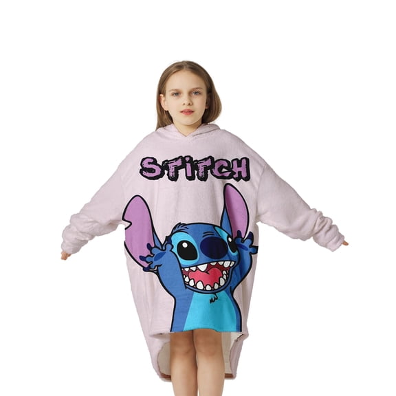 Wearable Blanket For Kids Soft Blanket Hoodies with Pockets Blanket 110-130