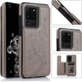thumbnail image 3 of Phone Case for Samsung Galaxy S20 Plus Glaxay S20+ 5G with Tempered Glass Screen Protector and Card Holder Wallet Cover Flip Leather Cell Gaxaly S20+5G S20plus 20S + S 20 20+ G5Cases Women Men Gray, 3 of 13