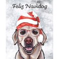 thumbnail image 3 of Keller, Lee 12x14 Black Modern Framed Museum Art Print Titled - Feliz Navidog, 3 of 5