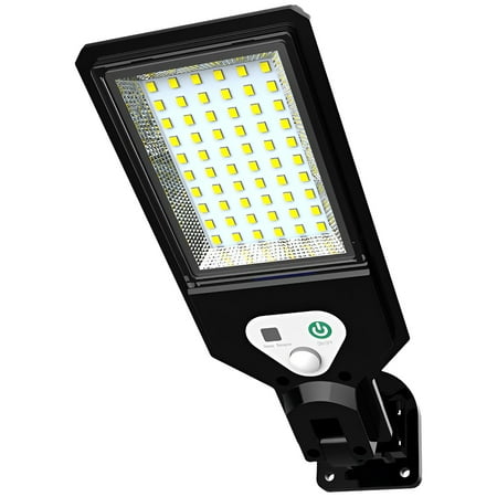 

Eummy 2.5W Solar Street Light Motion Sensor Solar Security Light with 3 Lighting Modes 270° Lighting Angle Remote Control IP44 Waterproof Solar Light for Outdoor