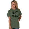 thumbnail image 5 of US Army Girl Military Star Logo Women's Graphic T Shirt Tees Brisco Brands S, 5 of 6