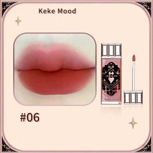 Brillo labial rojo retro de 9 colores, lápiz labial líquido mate dulce, barro labial aterciopelado de chocolate, esmalte labial nude duradero, maquillaje labial rosa