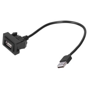 Chargeur d'extension Usb Chargeur de glissade Chargeur auto Adaptateur d'alimentation automatique Électronique automatique Chargeur pour l'extension de voiture Accessoire USB Adaptateur de câble de port Prise automatique ABS