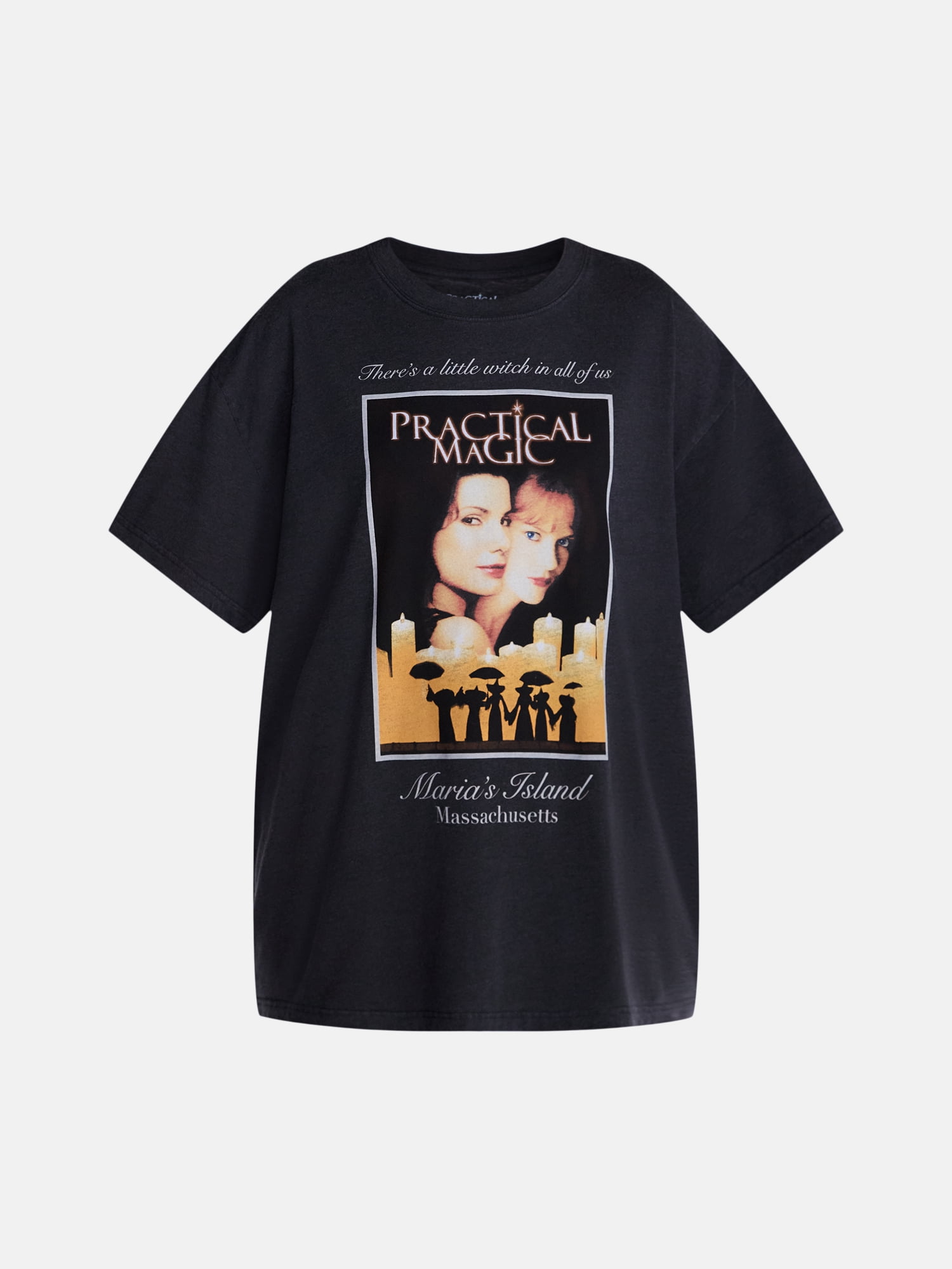 Practical Magic Women's Halloween Graphic Tee with Short Sleeves, Sizes XXS-XXL