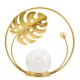 thumbnail image 1 of ADDHAT Bola De Cristal Con Base Metálica Monstera Para Y Escritorio, 1 of 8