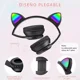 thumbnail image 4 of Diadema Audifonos Orejas De Gato Bluetooths 5.1 Led Ninos, 4 of 8