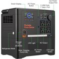 1300W Portable Power Station Solar Generator 110120V AC Outlets Backup Lithium Battery UPS