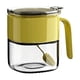 thumbnail image 2 of Press Glass Seasoning Jar Kitchen MSG With Spoon Flip Cover Seasoning Box, 2 of 6
