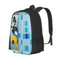 thumbnail image 1 of Balery French Bulldog Dog in a Bathtub Mochila para hombre y mujer - Tela Oxford 600D resistente - Gran capacidad, resistente al agua, ideal para la escuela, viajes y senderismo, 1 of 6