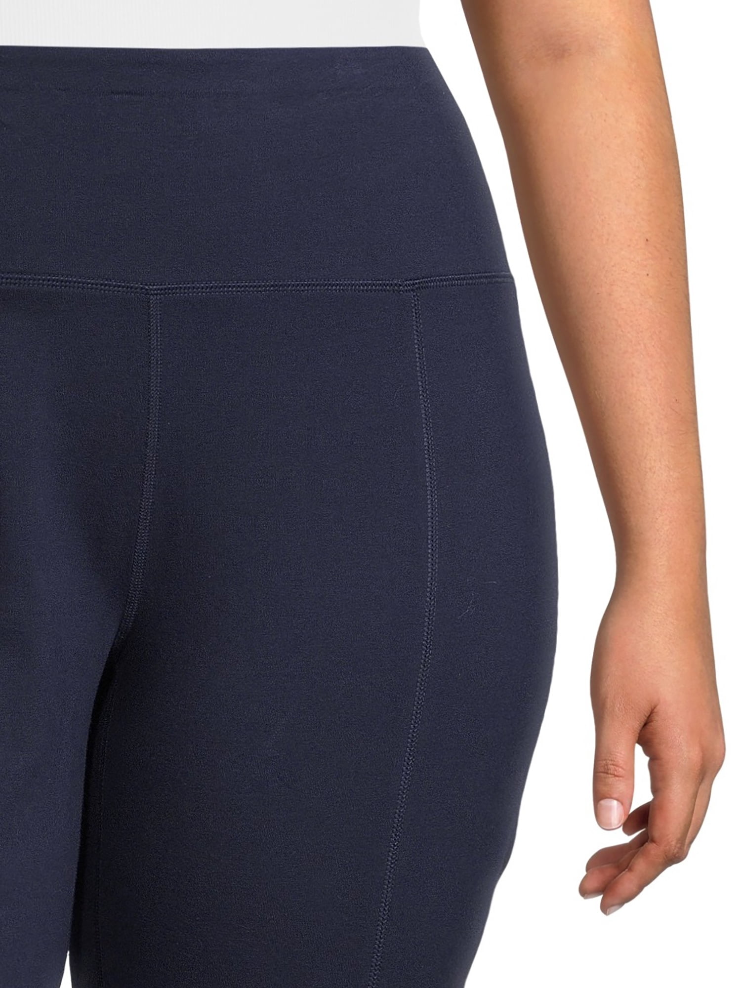 Athletic Works Women's and Women's Plus Front Slit Leggings, Sizes XS-5X