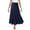 L-Navy, variant on Kcodviy Womens High Waist Skirt Tennis Skirt Solid Dress Elastic Waist Skirts for Elegant Skirt Crib Skirt Silk Skirts for Women Glitter Skirt