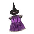 thumbnail image 2 of Vestido de Muñeca para Niña de 18 Pulgadas, Sombrero, Vestido de Fiesta, Traje de Tela Creativo, Disfraces de Muñecas de Halloween para Festival Estilo B, 2 of 8
