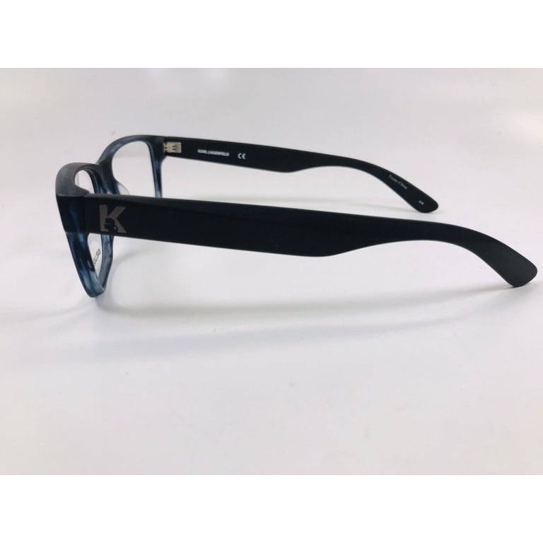 NEW KARL LAGERFELD KL873 041 Matte Black & Blue Eyeglasses  display picture 1