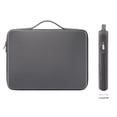 thumbnail image 3 of Funda para portátil DOISO 15.6 pulgadas con asa impermeable gris oscuro, 3 of 7