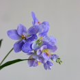 thumbnail image 4 of Xiao Hua 2 flores artificiales de tacto real para decoración del hogar, oficina, boda, arreglo floral (morado, 64 cm de largo), 4 of 5