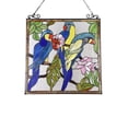 thumbnail image 2 of Lighting AVA Animal Tiffany-glass Window Panel 24" Tall, 2 of 3