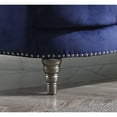 thumbnail image 5 of Dania 64 in. W Flared Arm Velvet Straight Sofa in Blue, 5 of 8