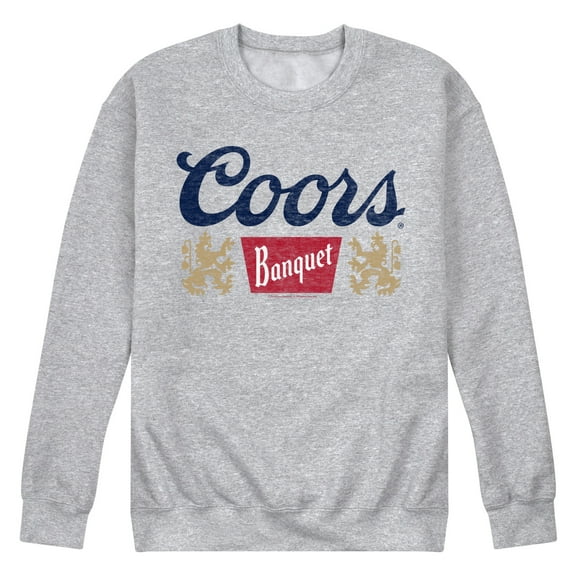Coors Banquet - Coors Banq Three Color Logo - Adult Crew Fleece