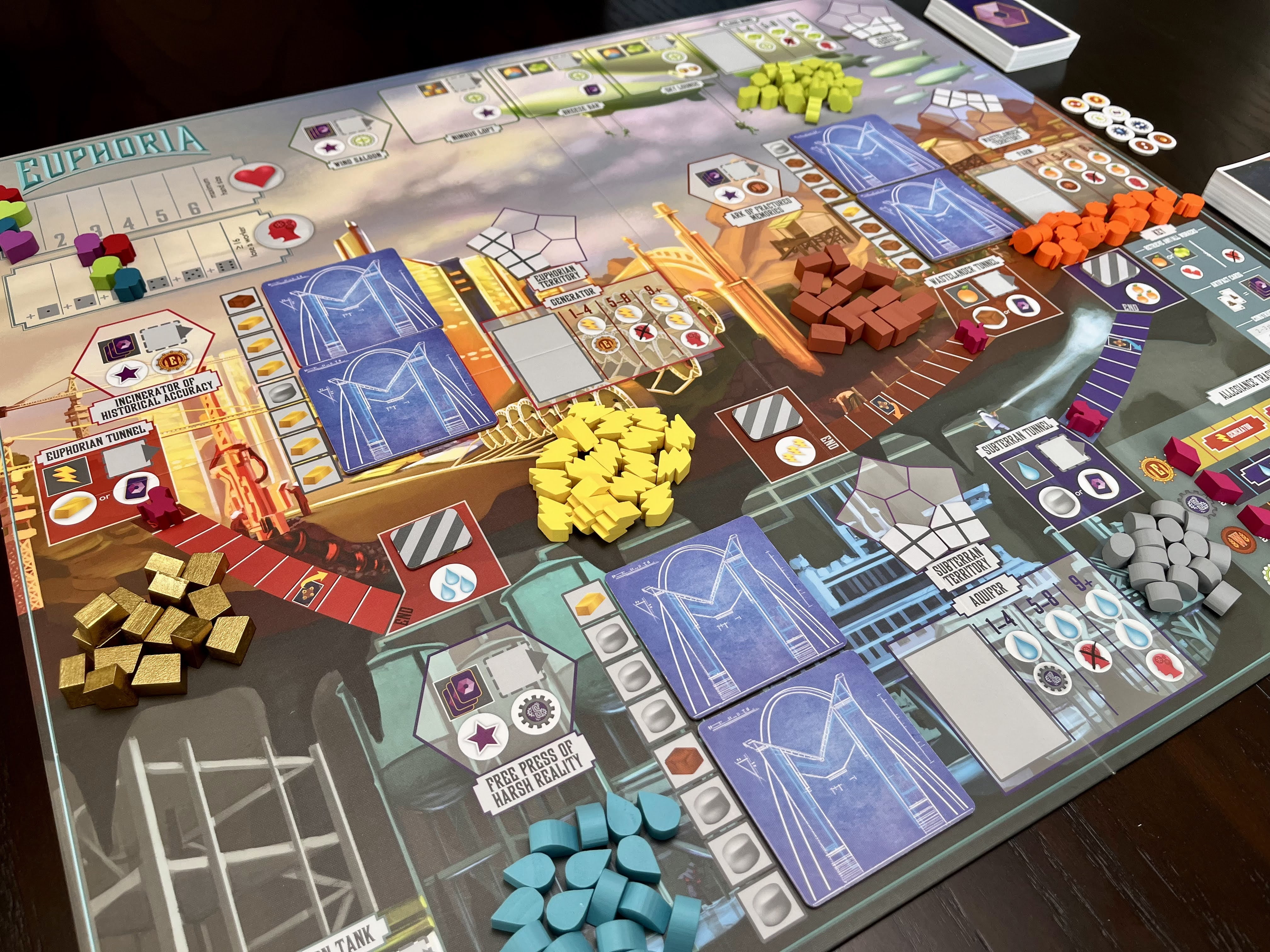 Euphoria: Build a Better Dystopia by Jamey Stegmaier - A Strategy Board Game from Stonemaier Games
