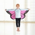 thumbnail image 4 of Sonducket Mantón de ala de moda para niños - Buena decoración Fácil de usar Cómodo de usar Ala de mariposas Disfraces de disfraces naranja 100*cm, 4 of 6