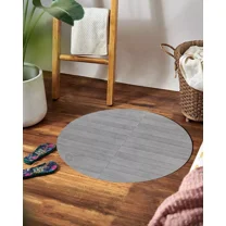 5x5 Grey area rug, Bed, Living, Kids, room, Hand tufted wool, Geometric round carpet