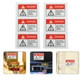 thumbnail image 3 of 6pcs General Warning Electric Shocks Label Decal Electric Shocks Warning Sticker, 3 of 8