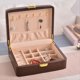 thumbnail image 1 of Caja de Almacenamiento de Joyas de Madera Maciza con Hebilla, Caja de Joyería con Compartimentos Múltiples y Tapa Abatible, Caja de Almacenamiento con Compartimentos para Joyas, 1 of 10