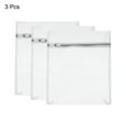 thumbnail image 3 of Uxcell 3Pack 15.7"x19.7" Mesh Laundry Bags with Zipper Mesh Wash Bags for Laundry, Gray, 3 of 7