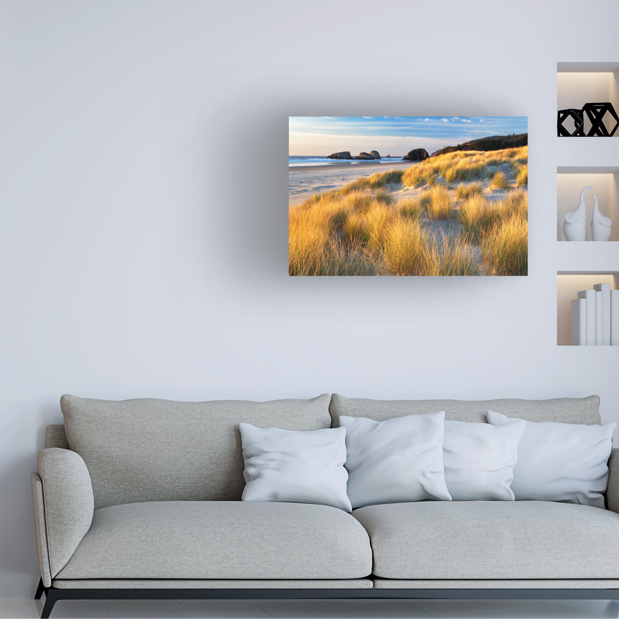 Dennis Frates 'Sea Grass 8' Canvas Art