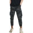 thumbnail image 6 of XUNKUSGA Cargo Joggers Men Elastic Waist Dstring Joggers Pants Camo Ripstop Military Cargo Pants Multi Pockets Hiking Men's Pants, 6 of 6