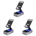 thumbnail image 1 of 3X Soporte para Teléfono Móvil , Banco de Energía de Audio, Altavoz de Llamada Bluetooth, Escritorio Giratorio Plegable Multifunción, Gris, 1 of 5