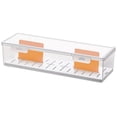 thumbnail image 2 of Card Storage Box with 2 Removable Divider, Card Deck Storage Box with Dividers Clear Compartment Organizer Portable Storage with Cover for Easy Access and Visibility, 2 of 7