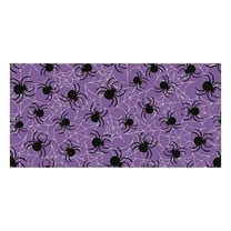 Btomtd 107.87 x 53.93 inch Thin Halloween Table Cloth for Party Events Tablecloth Background Wall Table Cloth Arrangement, Purple