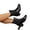 Black, variant on Women's Pointed Toe Chelsea Boots Chunky Block Low Heels Slip On Comfortable Chic Daily Casual Ankle Booties Shoes Beige 42