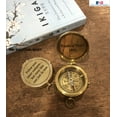thumbnail image 5 of NauticalMart Brass Compass Gift Compass, Graduation Day Gifts Compass with leather case, 5 of 6